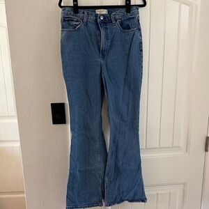 Abercrombie & Fitch Vintage High Rise Flare Jeans